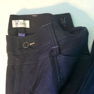 Ibex women's 10 gey wool straight leg pants
